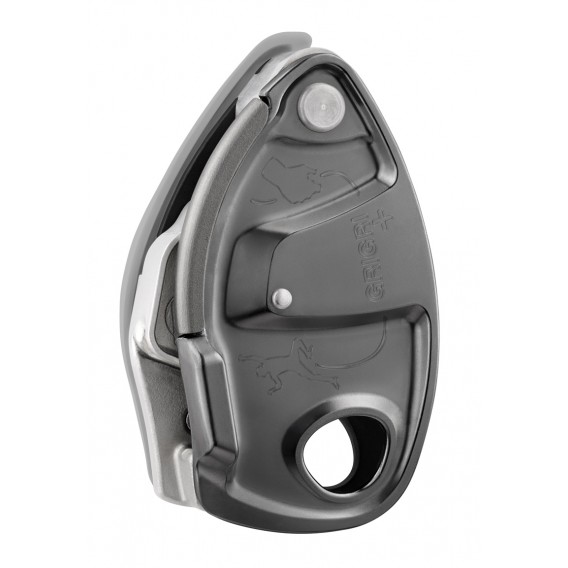 Petzl Grigri+ Sicherungsgerät mit Bremskraftunterstützung grau 8,5 bis 11 mm hier im Petzl-Shop günstig online bestellen