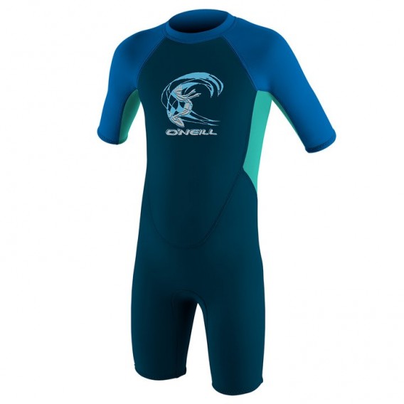 ONeill Toddler Reactor II 2 mm Back Zip Shortsleeve Spring Jungen Neoprenanzug petrol hier im ONeill-Shop günstig online bestell