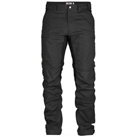 Fjällräven Abisko Lite Trekking Zip-Off Regular Herren Wanderhose dark grey-black