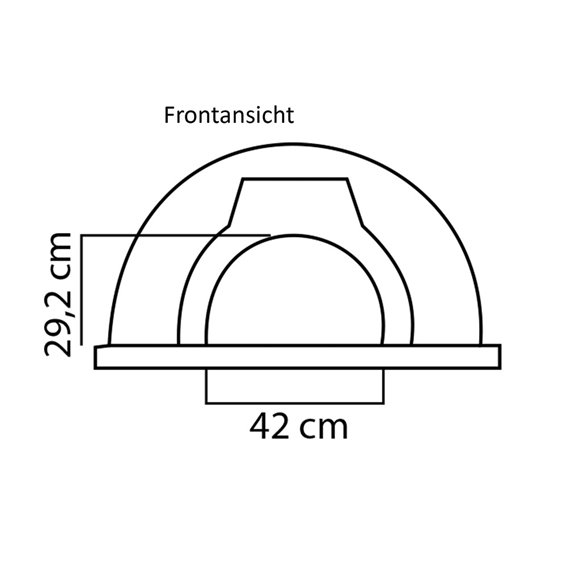 ARTS-Nature Pizzaofen XXL dotted-mix Outdoor Holzbackofen Luxus Steinofen hier im ARTS-Nature-Shop günstig online bestellen