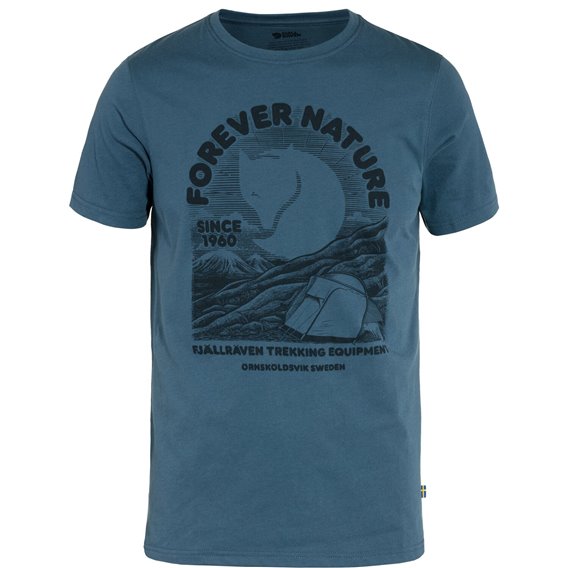 Fjällräven Fjällräven Equipment T-Shirt Herren kurzarm Shirt indigo blue hier im Fjällräven-Shop günstig online bestellen