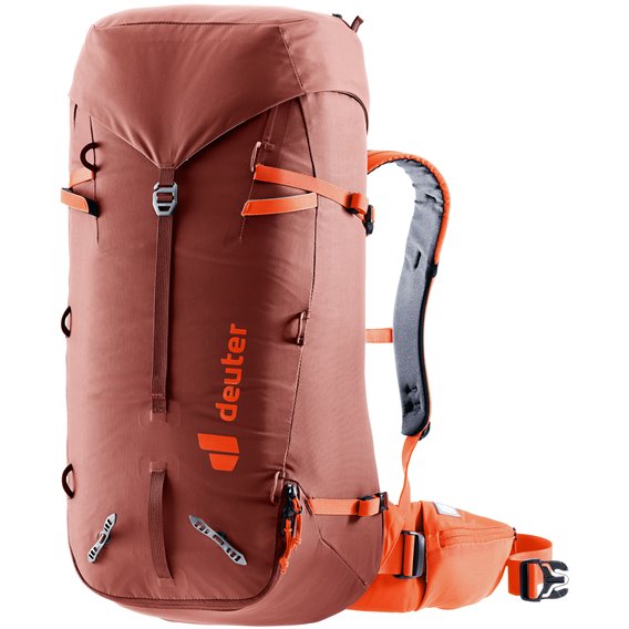 Deuter Guide 34+8 Alpinrucksack Wanderrucksack redwood-papaya hier im Deuter-Shop günstig online bestellen