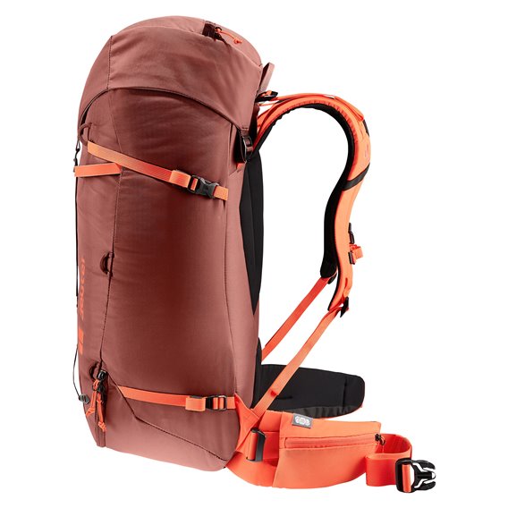 Deuter Guide 34+8 Alpinrucksack Wanderrucksack redwood-papaya hier im Deuter-Shop günstig online bestellen