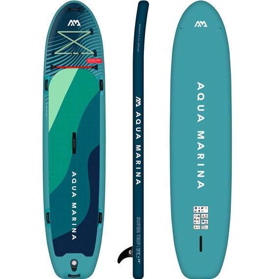 Aqua Marina Super Trip 12.6 ausblasbare Stand up Paddle Board hier im Aqua Marina-Shop günstig online bestellen