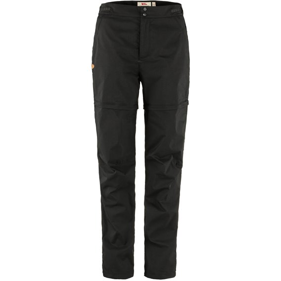 Fjällräven Abisko Hike Zip-Off Trousers Regular Damen Wanderhose black hier im Fjällräven-Shop günstig online bestellen