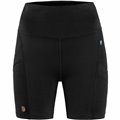 Fjällräven Abisko Short Tights 6 Zoll Damen kurze Wanderhose black