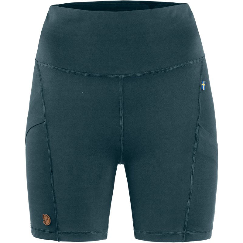 Fjällräven Abisko Short Tights 6 Zoll Damen kurze Wanderhose mountain blue hier im Fjällräven-Shop günstig online bestellen