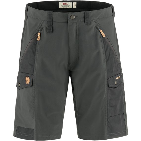 Fjällräven Abisko Shorts Herren kurze Wanderhose dark grey hier im Fjällräven-Shop günstig online bestellen