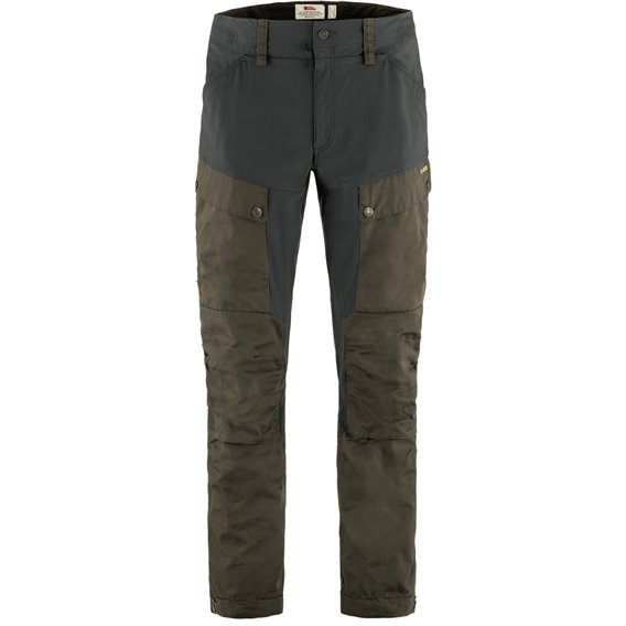 Fjällräven Keb Trousers Regular Herren Wanderhose dark olive-dark grey hier im Fjällräven-Shop günstig online bestellen