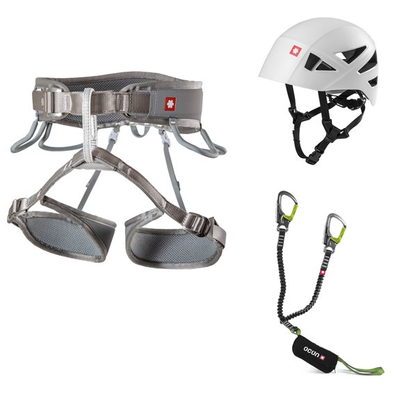 Ocun Via Ferrata Twist + Captur Falldämpfer + Shard Helmet Set hier im Ocun-Shop günstig online bestellen