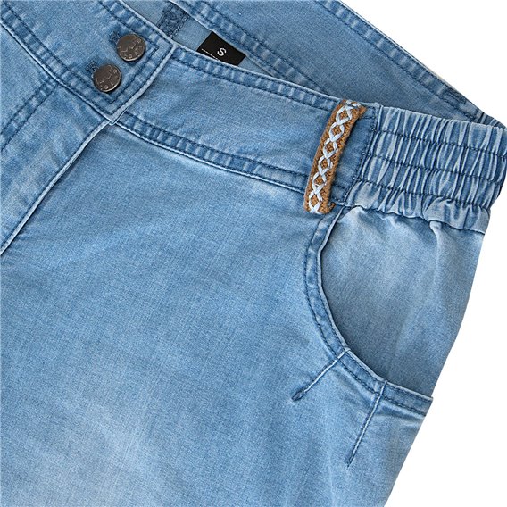 Ocun Inga Jeans Damen Kletterhose light blue hier im Ocun-Shop günstig online bestellen