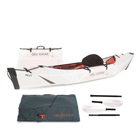 Oru Kayak Inlet Starter Bundle 1 Personen Faltkajak Set mit Paddel + Tasche