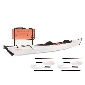 Oru Kayak Haven TT Starter Bundle 2 Personen Faltkajak Set mit Paddeln