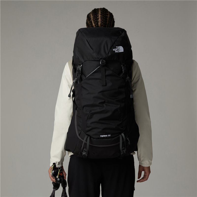 The North Face Terra 55 S/M Wanderrucksack Trekkingrucksack tnf black-asphalt grey hier im The North Face-Shop günstig online be