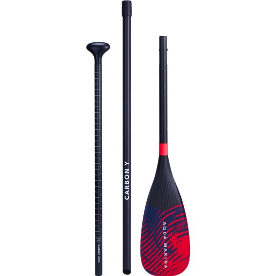 Aqua Marina Carbon Y SUP Paddel Carbonpaddel red-black hier im Aqua Marina-Shop günstig online bestellen