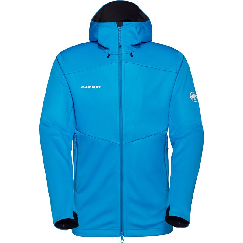 Mammut Ultimate VII SO Hooded Jacket Herren Softshelljacke glacier blue hier im Mammut-Shop günstig online bestellen