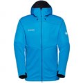 Mammut Ultimate VII SO Hooded Jacket Herren Softshelljacke glacier blue