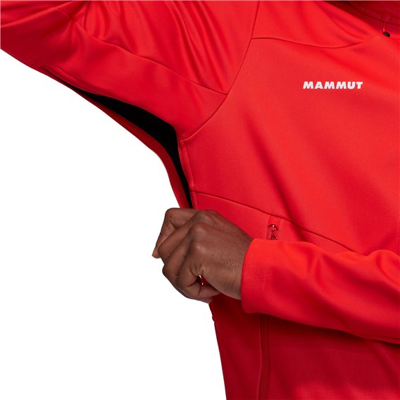 Mammut Ultimate VII SO Hooded Jacket Herren Softshelljacke mammut red hier im Mammut-Shop günstig online bestellen