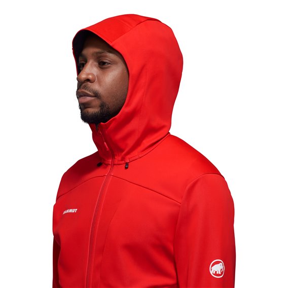 Mammut Ultimate VII SO Hooded Jacket Herren Softshelljacke mammut red hier im Mammut-Shop günstig online bestellen