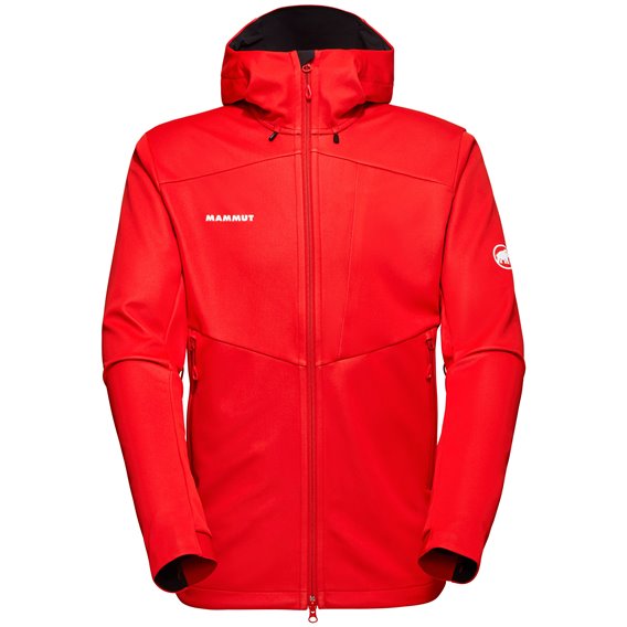 Mammut Ultimate VII SO Hooded Jacket Herren Softshelljacke mammut red hier im Mammut-Shop günstig online bestellen