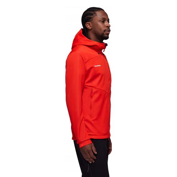 Mammut Ultimate VII SO Hooded Jacket Herren Softshelljacke mammut red hier im Mammut-Shop günstig online bestellen