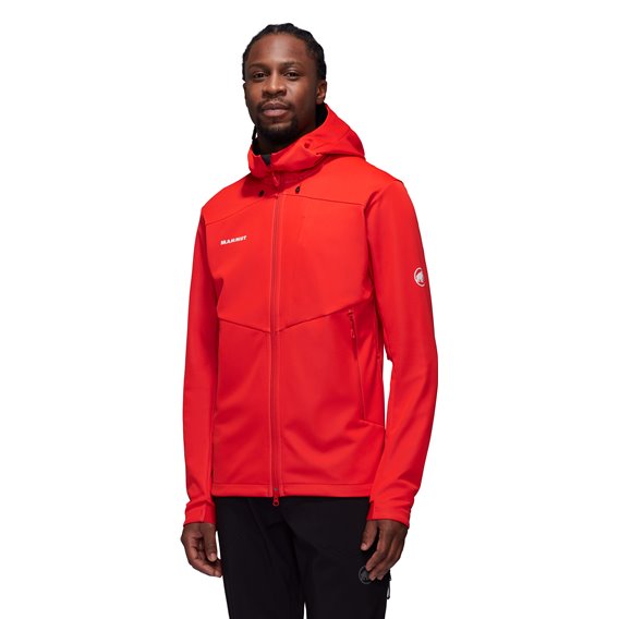 Mammut Ultimate VII SO Hooded Jacket Herren Softshelljacke mammut red hier im Mammut-Shop günstig online bestellen