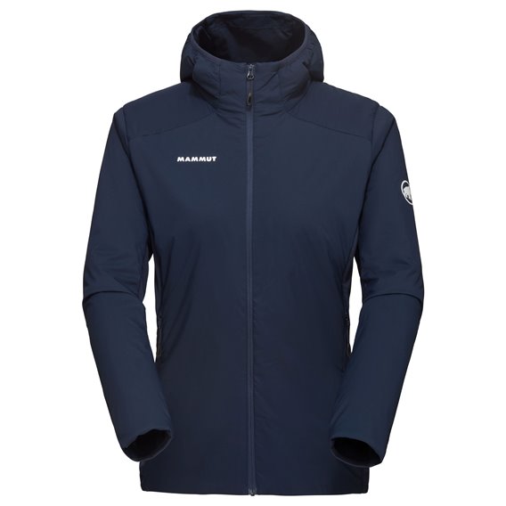 Mammut Rime Light IN Flex Hooded Jacket Damen Hybridjacke Isolationsjacke marine hier im Mammut-Shop günstig online bestellen