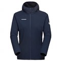 Mammut Rime Light IN Flex Hooded Jacket Damen Hybridjacke Isolationsjacke marine