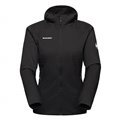 Mammut Rime Light IN Flex Hooded Jacket Damen Hybridjacke Isolationsjacke black