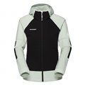 Mammut Massone ML Hooded Jacket Damen Midlayer silver sage-black