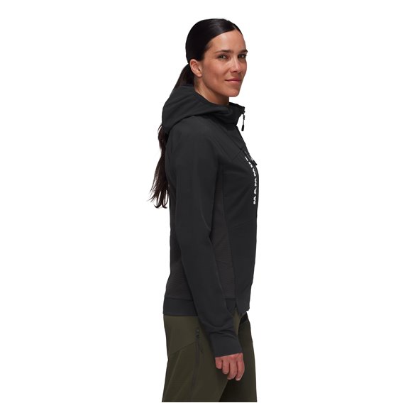 Mammut Aenergy SO Hybrid Hooded Jacket Damen Softshelljacke black hier im Mammut-Shop günstig online bestellen