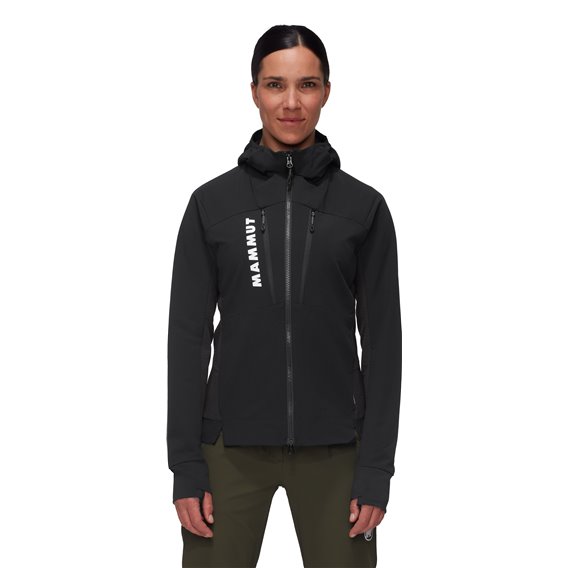 Mammut Aenergy SO Hybrid Hooded Jacket Damen Softshelljacke black hier im Mammut-Shop günstig online bestellen