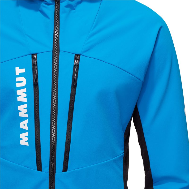 Mammut Aenergy SO Hybrid Hooded Jacket Herren Softshelljacke glacier blue-black hier im Mammut-Shop günstig online bestellen