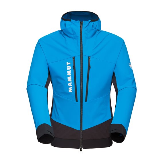 Mammut Aenergy SO Hybrid Hooded Jacket Herren Softshelljacke glacier blue-black hier im Mammut-Shop günstig online bestellen