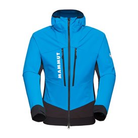 Mammut Aenergy SO Hybrid Hooded Jacket Herren Softshelljacke glacier blue-black