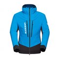 Mammut Aenergy SO Hybrid Hooded Jacket Herren Softshelljacke glacier blue-black