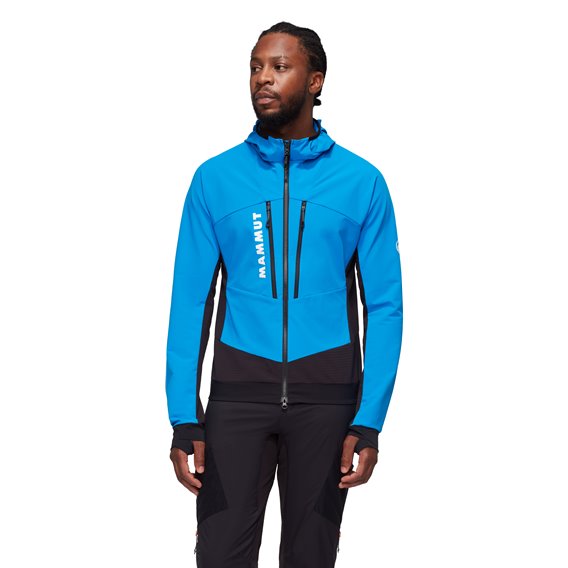 Mammut Aenergy SO Hybrid Hooded Jacket Herren Softshelljacke glacier blue-black hier im Mammut-Shop günstig online bestellen