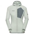 Mammut Aenergy Light ML Hooded Jacket Damen Fleecejacke Midlayer silver sage-strata