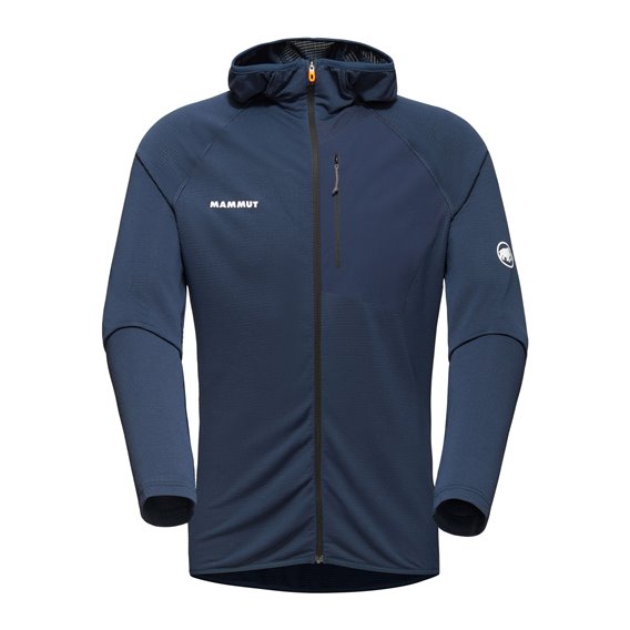 Mammut Aenergy Light ML Hooded Jacket Herren Fleecejacke Midlayer marine hier im Mammut-Shop günstig online bestellen