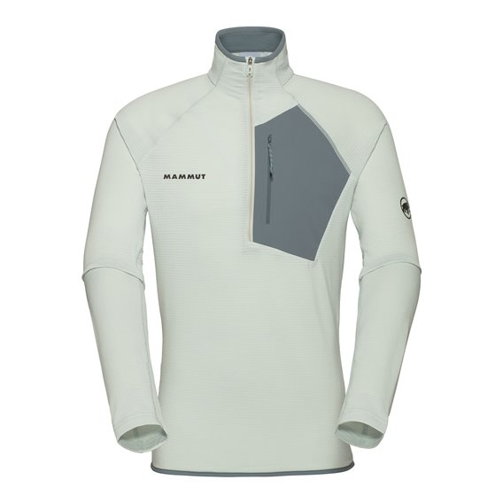 Mammut Aenergy Light ML Half Zip Pull Herren Fleecepullover silver sage-strata hier im Mammut-Shop günstig online bestellen