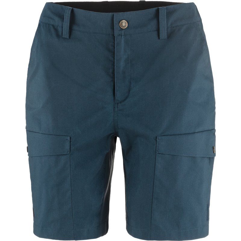 Fjällräven Abisko Hybrid Trail Shorts Damen kurze Wanderhose navy hier im Fjällräven-Shop günstig online bestellen