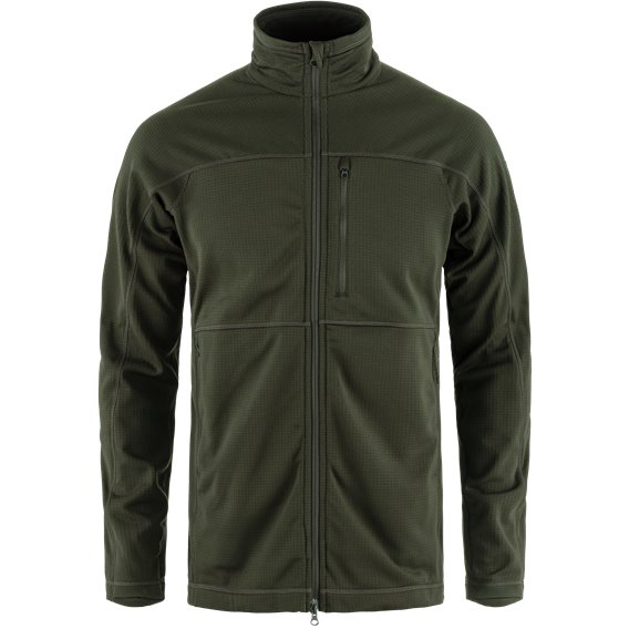 Fjällräven Abisko Lite Fleece Jacket Herren Fleecejacke deep forest hier im Fjällräven-Shop günstig online bestellen