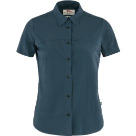 Fjällräven High Coast Lite Shirt Shortsleeve Damen Kurzarmshirt navy hier im Fjällräven-Shop günstig online bestellen