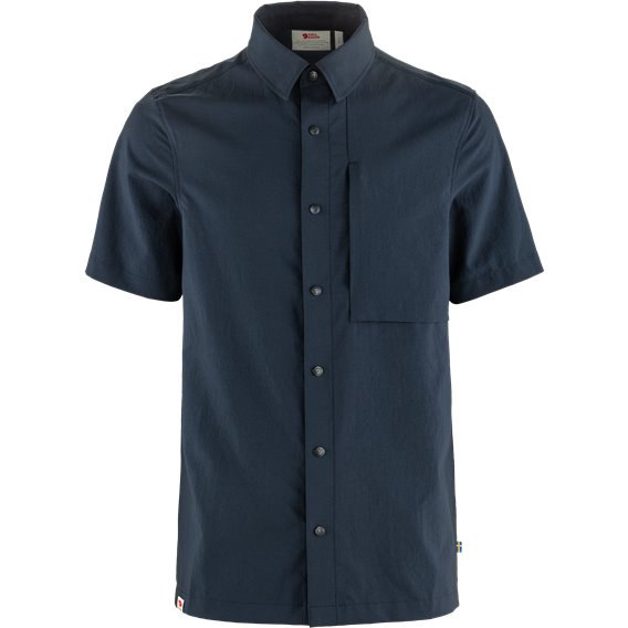 Fjällräven High Coast Pack Shirt Shortsleeve Herren Kurzarmshirt dark navy hier im Fjällräven-Shop günstig online bestellen