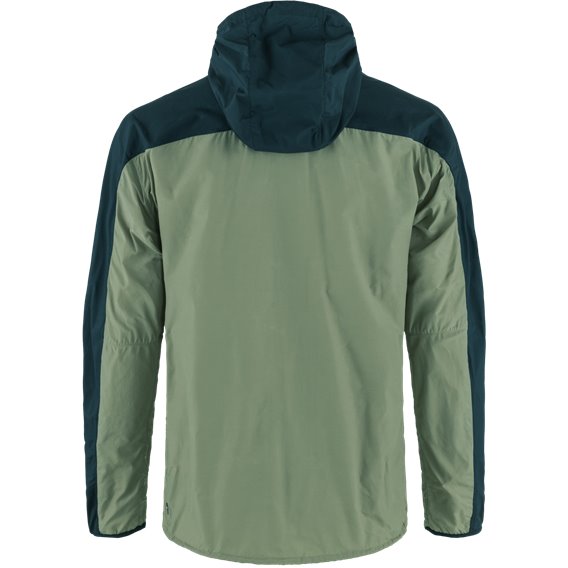 Fjällräven High Coast Wind Jacket Herren Windbreaker Übergangsjacke patina green-navy hier im Fjällräven-Shop günstig online bes