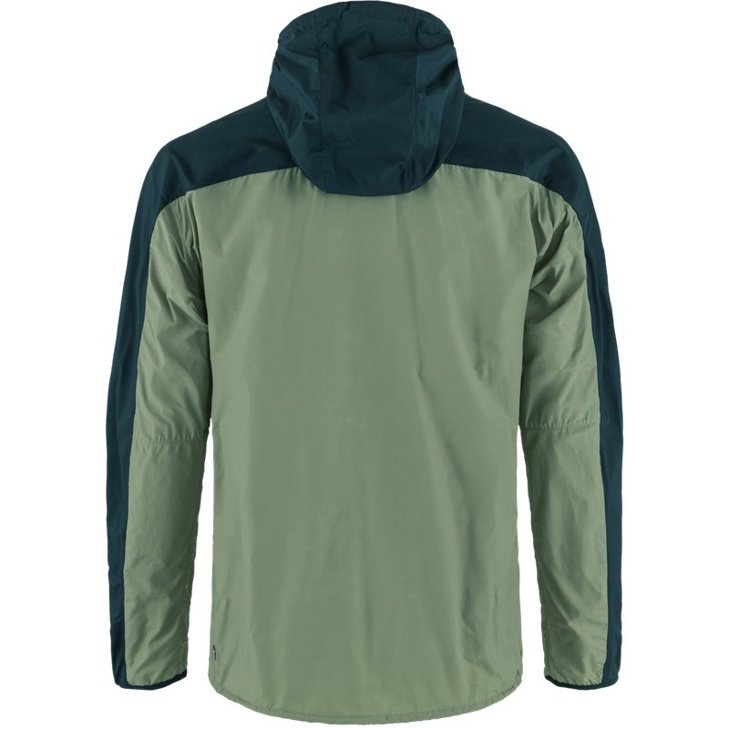 Fjällräven High Coast Wind Jacket Herren Windbreaker Übergangsjacke patina green-navy hier im Fjällräven-Shop günstig online bes