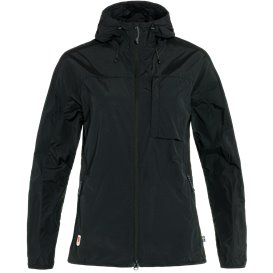 Fjällräven High Coast Wind Jacket Damen Windbreaker Übergangsjacke black hier im Fjällräven-Shop günstig online bestellen