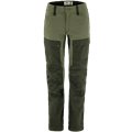 Fjällräven Keb Trousers Curved Damen Wanderhose deep forest-laurel green