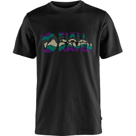 Fjällräven Multicolor Logo T-Shirt Herren Kurzarmshirt black hier im Fjällräven-Shop günstig online bestellen