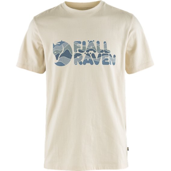 Fjällräven Multicolor Logo T-Shirt Herren Kurzarmshirt chalk white hier im Fjällräven-Shop günstig online bestellen